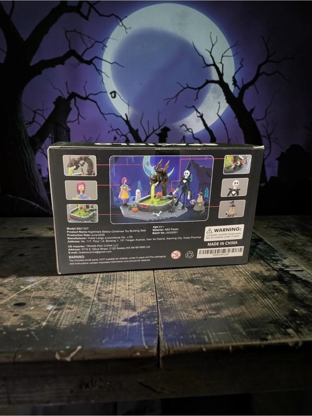 Nightmare Before Christmas Building Set - 293pcs, Ages 6+ - New in Box